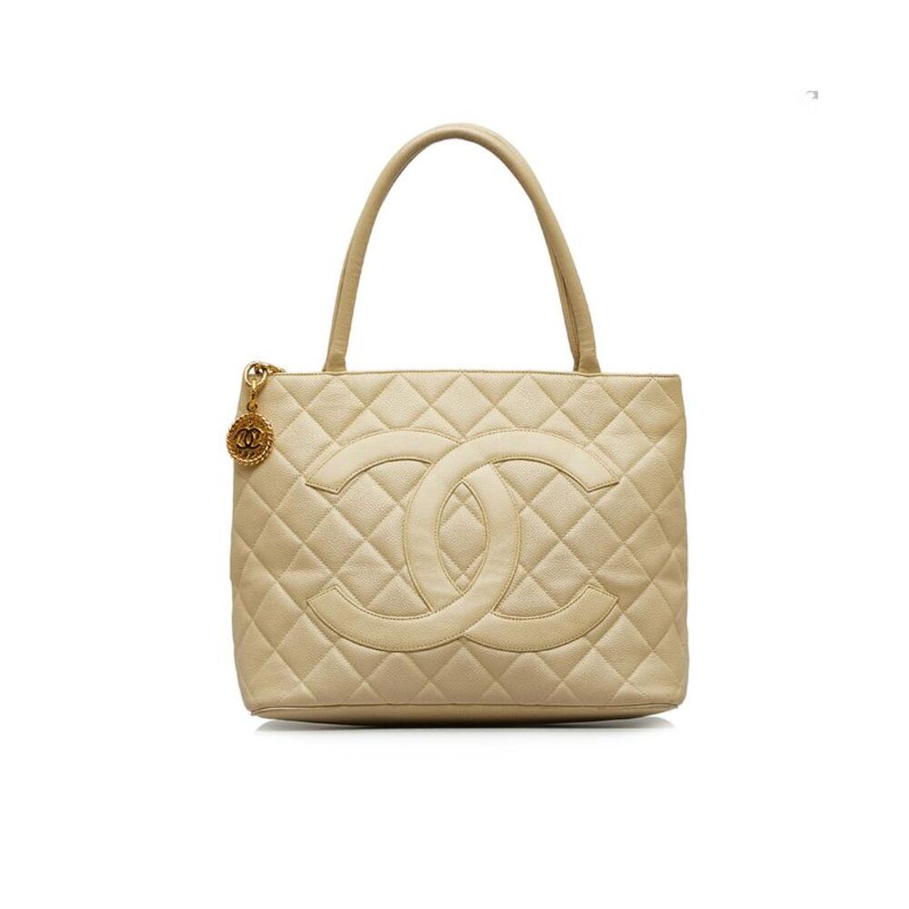 Pre Loved Chanel Caviar Medallion Tote - Picture 1 of 15